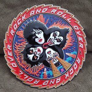 KISS Rock and Roll Over Collectible Belt Buckle  NEW